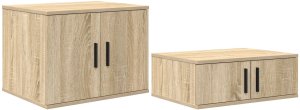 vidaXL Stoliki nocne Dąb Sonoma Płyta wiórowa 118 x 41 x 40 cm 2