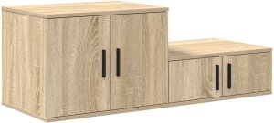 vidaXL Stoliki nocne Dąb Sonoma Płyta wiórowa 118 x 41 x 40 cm 5