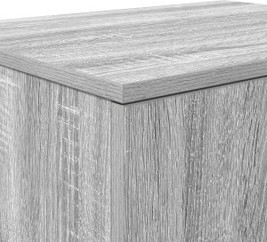 vidaXL Szary Stoliki Nocne Szary sonoma Drewno kompozytowe 10