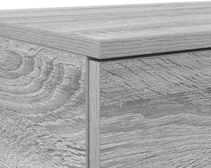vidaXL Stolik Nocny Szary sonoma Płyta wiórowa 200 x 36.5 x 16.5 cm 10