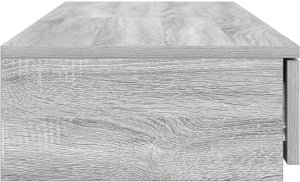 vidaXL Stoliki Nocne Szara Sonoma Drewno Inżynieryjne 120 x 36.5 x 16.5 cm 6