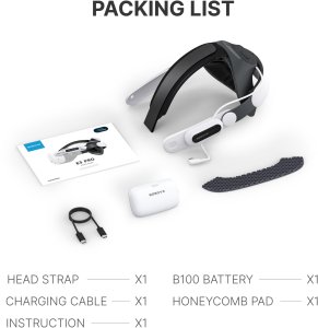 BOBOVR E3 Pro | Strap z baterią do Meta Quest 3S & Quest 3 6