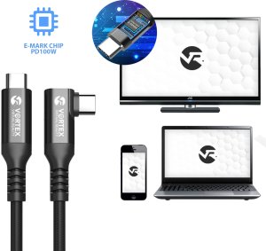 Vortex Virtual Reality VortexVR Kabel 5m USB-C (Fast charging) + Element mocujący | META QUEST LINK 8