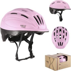 Kask rowerowy na rolki deskorolkę Nils Extreme MTV62J różowy rozmiar S (48-52cm) 2