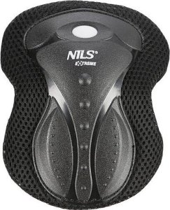 Nils Extreme Zestaw ochraniaczy H8334 czarny r. M 7