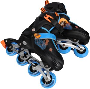 Rolki Nils Extreme NA13808 rekreacyjne regulowane czarno-niebieskie r. 38-41 6