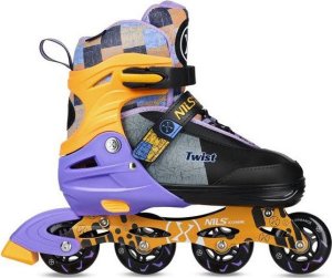 Rolki Nils Extreme NA13810 rekreacyjne regulowane fioletowe r. 35-38 2
