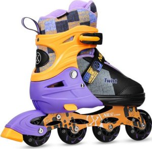 Rolki Nils Extreme NA13810 rekreacyjne regulowane fioletowe r. 31-34 3