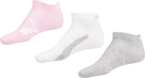 Skarpety Puma Kids Bwt Quarter 3P różowe, białe, szare 907961 04 39-42 1