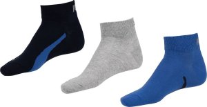 Skarpety Puma Unisex Lifestyle Quarter czarne, szare, niebieskie 907952 03 35-38 1