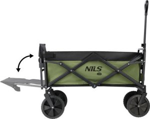 Nils Extreme Wózek turystyczny transportowy plażowy do 100kg zielony Nils camp NC2602 150L 4