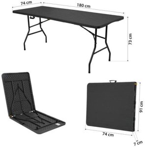 Nils Extreme Stół turystyczny 180 cm antracytowy (NC1618) 2