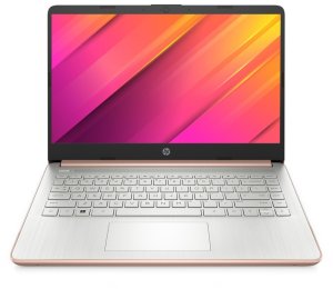 Laptop edukacyjny HP 14-dq0762dx / 9R8G4UA / Intel N4120 / 4GB / 128GB eMMC / HD / Win 11 / Różowy 3
