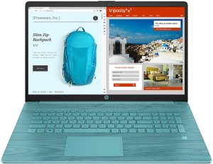 Laptop HP 17-CN3105 / A59W3UA / Intel N200 / 8GB / 128GB USF / Intel UHD / HD+ / Win 11 / Zielony 2