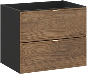 Szafka pod umywalkę TALIA CASELLA 2S 60cm dąb casella/czarny mat COMAD 1