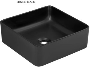 Comad Szafka pod umywalkę nablatową TALIA CASELLA 2S 60cm dąb casella/czarny mat z blatem COMAD 14