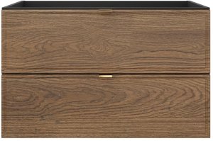 Comad Szafka pod umywalkę TALIA CASELLA 2S 80cm dąb casella/czarny mat COMAD 3