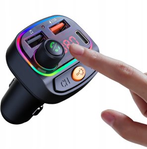 Transmiter FM Swissten RGB Bluetooth FM Transmiter 2x USB / USB-C 7