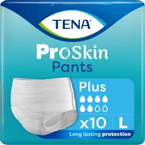TENA PANTS PROSKIN PLUS L '10 OTC  (niebieskie) 1