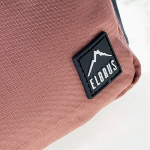 Saszetka torebka sportowa nerka biodrowa na pas Elbrus Sachet różowo-granatowa 3