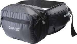 Saszetka torebka sportowa nerka biodrowa na pas Hi-tec Sudetes Waistpack czarna 1