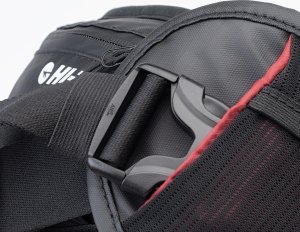 Saszetka torebka sportowa nerka biodrowa na pas Hi-tec Sudetes Waistpack czarna 3