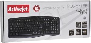 Klawiatura Activejet K-3045 Przewodowa Czarna US (K-3045) 4