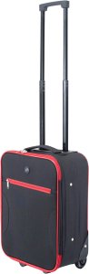 Martes Walizka kabinowa miękka Romania S czarno-czerwona (M000271768) 2