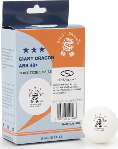 Piłeczki do ping ponga Giant Dragon ITTF *** ABS 40 63066 6 szt. Uniwersalny 1