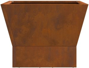 Palenisko ogrodowe vidaXL Ognisko Brązowe Stal 40 x 40 x 30 cm Trwałe Ognisko 5