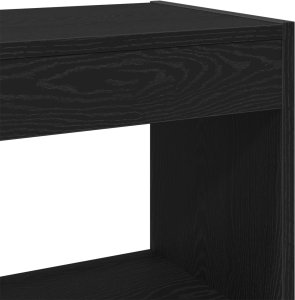 vidaXL Regał na książki Czarny dąb Drewno inżynieryjne 80 x 30 x 72 cm 7