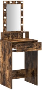 vidaXL Toaletka Wędzony Dąb 50 x 41 x 140 cm 4