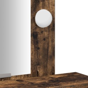 vidaXL Toaletka Wędzony Dąb 50 x 41 x 140 cm 9