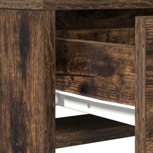 vidaXL Toaletka Wędzony Dąb 50 x 41 x 140 cm 10