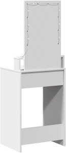 vidaXL Toaletka Biała Drewno inżynieryjne 50 x 41 x 140 cm Lustro 7