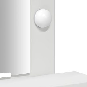 vidaXL Toaletka Biała Drewno inżynieryjne 50 x 41 x 140 cm Lustro 9