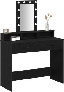 vidaXL Toaletka Czarny dąb 100 x 41 x 140 cm 3