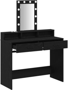 vidaXL Toaletka Czarny dąb 100 x 41 x 140 cm 4