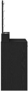 vidaXL Toaletka Czarny dąb 100 x 41 x 140 cm 6