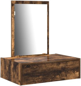 vidaXL Toaletka Wędzony dąb Materiał drewnopochodny 60 x 40 x 70 cm 2