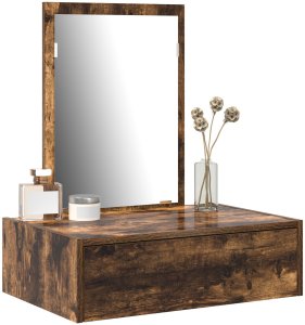 vidaXL Toaletka Wędzony dąb Materiał drewnopochodny 60 x 40 x 70 cm 3