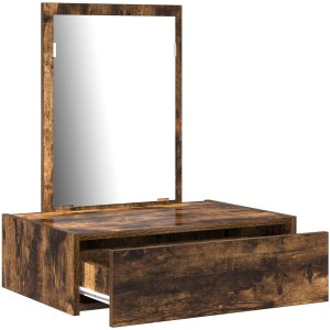 vidaXL Toaletka Wędzony dąb Materiał drewnopochodny 60 x 40 x 70 cm 5