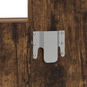 vidaXL Toaletka Wędzony dąb Materiał drewnopochodny 60 x 40 x 70 cm 10