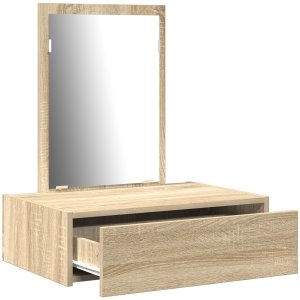 vidaXL Toaletka Dąb Sonoma Drewno inżynieryjne Średni Przechowywanie 5