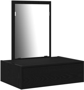 vidaXL Jednostka toaletki Czarny dąb 60 x 40 x 70 cm 2