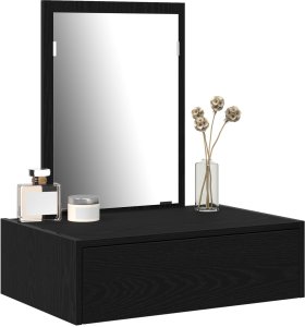 vidaXL Jednostka toaletki Czarny dąb 60 x 40 x 70 cm 3