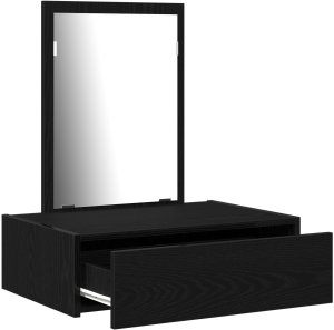 vidaXL Jednostka toaletki Czarny dąb 60 x 40 x 70 cm 5