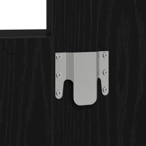 vidaXL Jednostka toaletki Czarny dąb 60 x 40 x 70 cm 10