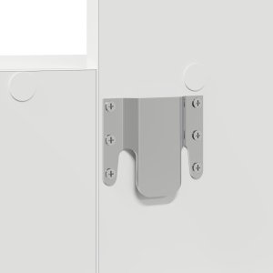 vidaXL Toaletka Biała Drewno inżynieryjne 60 x 40 x 70 cm Przechowywanie 10