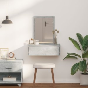 vidaXL Toaletka Betonowy szary Drewno inżynieryjne 60 x 40 x 70 cm 4